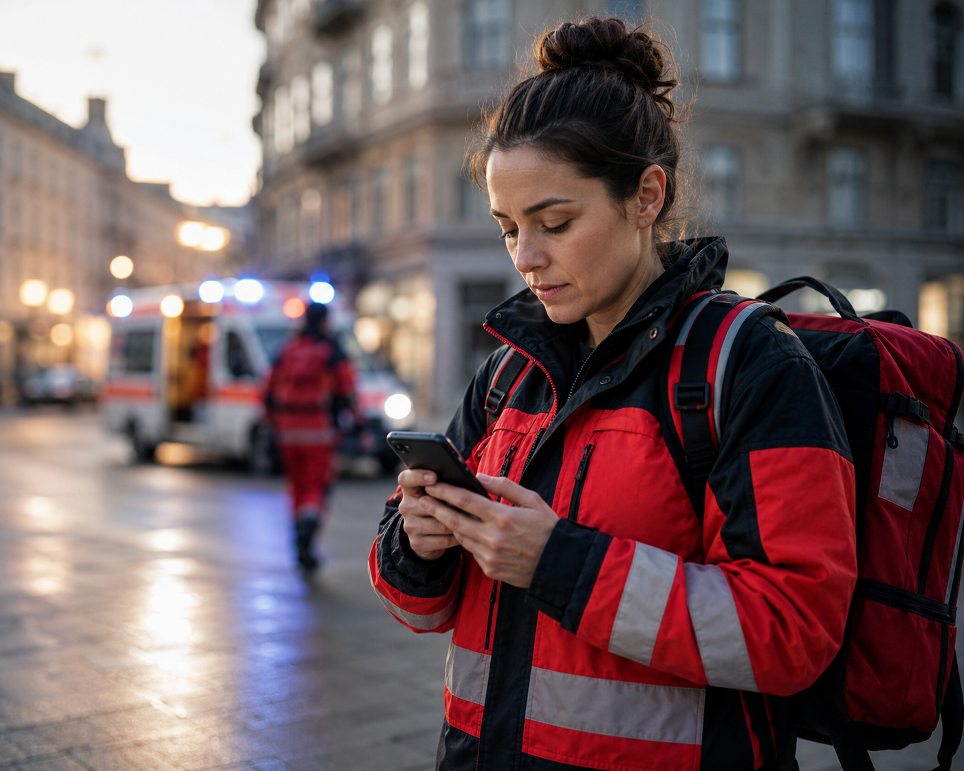 Qualifizierter Ersthelfer wird über SavingLife zu einem medizinischen Notfall alarmiert